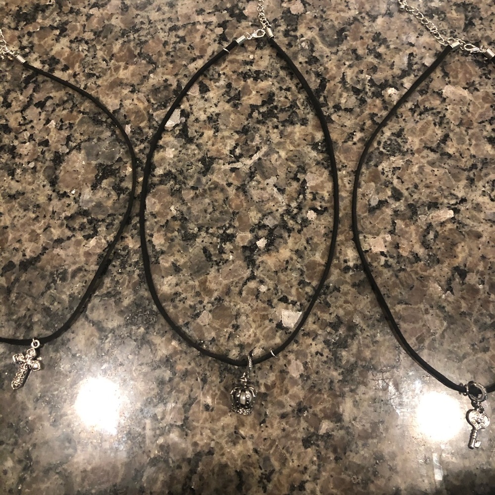 Aesthetic charm chocker necklaces